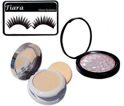 tiara Eyelashes , Compact , illuminator(Set of 3)
