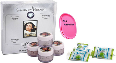 Pink rebellion Silicone Puff & Shahnaz Hussain Diamond Facial Kit With Magic Napkin(Set of 3)
Pink rebellion Silicone Puff & Shahnaz Hussain Diamond Facial Kit With Magic Napkin(Set of 3)