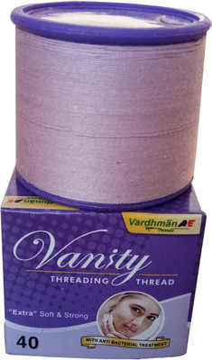 Vardhman Thread for Eyebrows 2 Spool Premium Quality Cotton Antiseptic Facial Hair Remover Threading Eyebrow Thread(300 m, Pack of2)
Vardhman Thread for Eyebrows 2 Spool Premium Quality Cotton Antiseptic Facial Hair Remover Threading Eyebrow Thread(300 m, Pack of2)