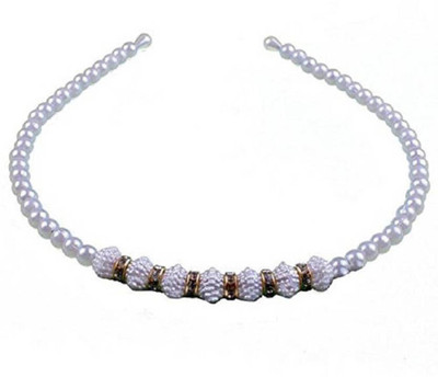 pelo White Beads With Stone Hair Bands Hair Accessories For Kids Girls & Women, Elegant Hair Band for Parties & Wedding, Pack Of 1 Hair Band (White) Hair Band(White)
pelo White Beads With Stone Hair Bands Hair Accessories For Kids Girls & Women, Elegant Hair Band for Parties & Wedding, Pack Of 1 Hair Band (White) Hair Band(White)