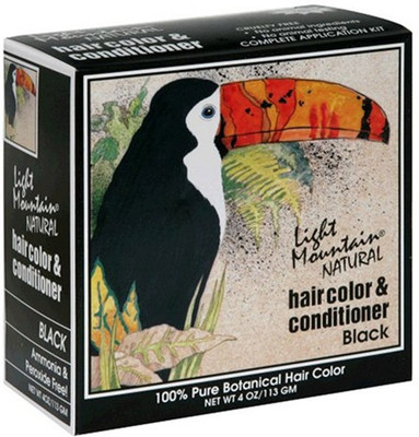 LIGHT MOUNTAIN Natural Hair Color & Conditioner, Black, 4 oz (113 g) (Pack of 3) Hair Color(Black)
LIGHT MOUNTAIN Natural Hair Color & Conditioner, Black, 4 oz (113 g) (Pack of 3) Hair Color(Black)