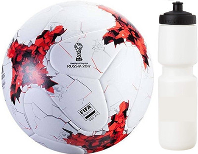 Nice Russia 2017 WC Red Football With Sipper Combo Football Kit
