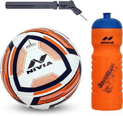 Nivia Equator Football + Encounter 2.0 Sipper + Double action Pump Kit Football Kit
Nivia Equator Football + Encounter 2.0 Sipper + Double action Pump Kit Football Kit