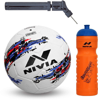 Nivia Storm White Football + Encounter 2.0 Sipper + Double action Pump Kit Football Kit
Nivia Storm White Football + Encounter 2.0 Sipper + Double action Pump Kit Football Kit