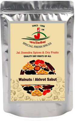 Jai Jinendra Dry Fruits Walnuts (Akhrot Sabut) of 1 Grade - 200 gm Walnuts(200 g, Pouch)
Jai Jinendra Dry Fruits Walnuts (Akhrot Sabut) of 1 Grade - 200 gm Walnuts(200 g, Pouch)
