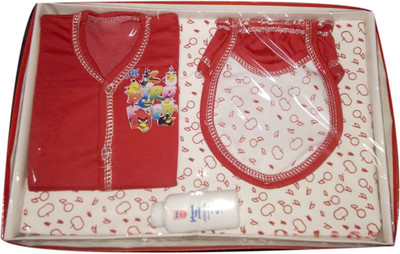 F & Z Collection Hosiery New Born Gift Set of 6 Red(Red)