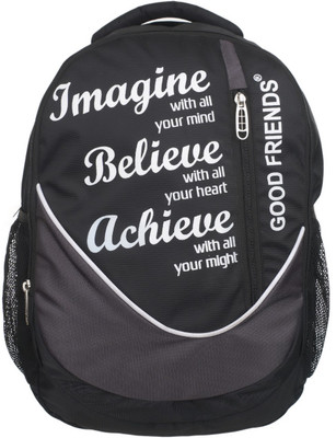 Good Friends Canvas Casual laptop college Black Waterproof 25 Backpack(Black)
Good Friends Canvas Casual laptop college Black Waterproof 25 Backpack(Black)