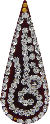 Anuradha Art jewellery Groom Bindi Men Red, White Bindis(Forhead Bindi)