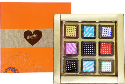 Deesha Foods Deesha Milk Chocolates 9 Bars(Pack of 9, 120 g)