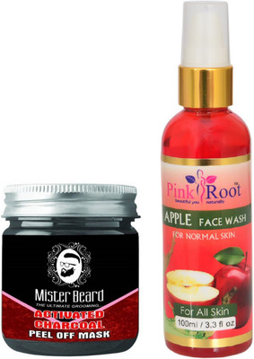 Pink Root Apple Face Wash 100ml WITH Mister Beard Activated Charcoal Peel of Mask 100gm(Set of 2)
Pink Root Apple Face Wash 100ml WITH Mister Beard Activated Charcoal Peel of Mask 100gm(Set of 2)