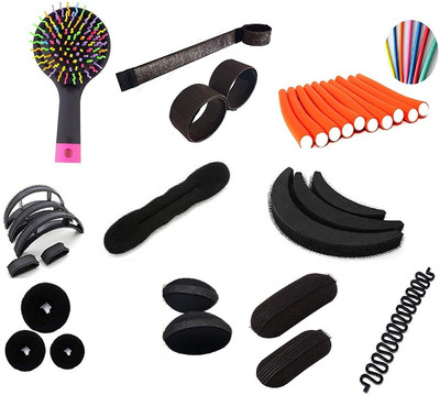 INAAYA Combo Of Hair Accesoories Tool For Salon And Parlour, 29pcs Hair Styling Tool For Women And Girls For Home Use, Women Rolling Accessories, Pack Of 1(Set of 29)
INAAYA Combo Of Hair Accesoories Tool For Salon And Parlour, 29pcs Hair Styling Tool For Women And Girls For Home Use, Women Rolling Accessories, Pack Of 1(Set of 29)