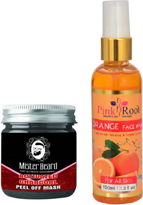 Pink Root Orange Face Wash 100ml WITH Mister Beard Activated Charcoal Peel of Mask 100gm(Set of 2)
Pink Root Orange Face Wash 100ml WITH Mister Beard Activated Charcoal Peel of Mask 100gm(Set of 2)