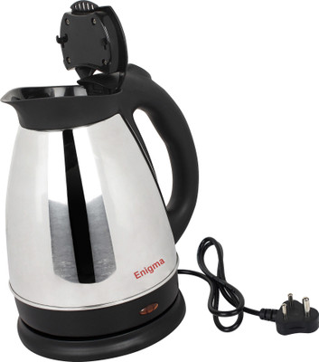Enigma Coffie/Tea/Drinking Boiled Water 1.7 Litre Electric Kettle(1.7 L, Silver, Black)
Enigma Coffie/Tea/Drinking Boiled Water 1.7 Litre Electric Kettle(1.7 L, Silver, Black)