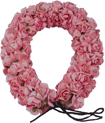 Pelo Designer Hair Accessories For Girls, Hair Gajra For Women Wedding Hair Accessory Set(Pink)