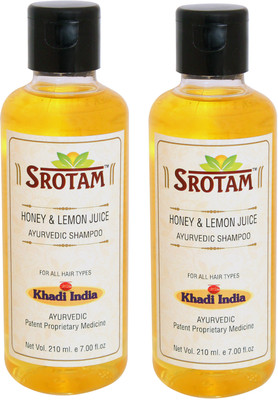 Srotam Honey & Lemon Juice Shampoo ( Set of 2 Bottle)(420 ml)