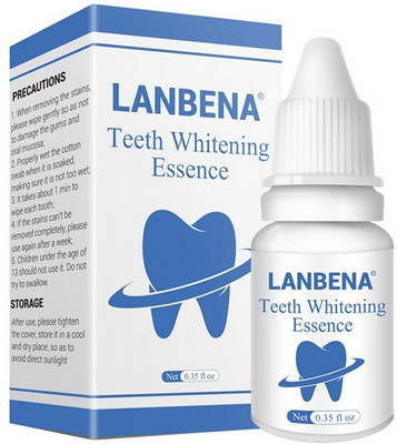 LANBENA Teeth Whitening Essence : Removes Plaque Stains Naturally Teeth Whitening Liquid(10 ml)
LANBENA Teeth Whitening Essence : Removes Plaque Stains Naturally Teeth Whitening Liquid(10 ml)