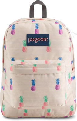 JanSport Superbreak 25 L Backpack(Beige), Pineapple punch