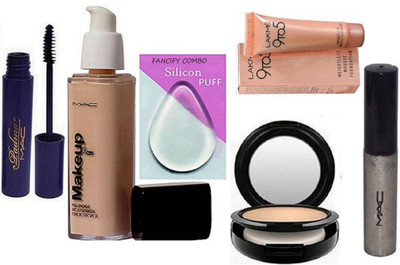 FANCIFY COMBO Silicon Puff & Makeup Pro Longwear Foundation & Mac Compact & LAkme 9 to 5 Mousse & Mac Eyeliner & Mascara(Set of 6)
FANCIFY COMBO Silicon Puff & Makeup Pro Longwear Foundation & Mac Compact & LAkme 9 to 5 Mousse & Mac Eyeliner & Mascara(Set of 6)