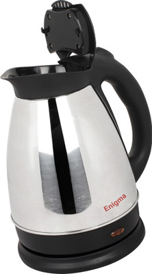 Enigma Tea & Coffee || Hot Water || Soups 1.7 Litre Electric Kettle(1.7 L, Silver, Black)
Enigma Tea & Coffee || Hot Water || Soups 1.7 Litre Electric Kettle(1.7 L, Silver, Black)