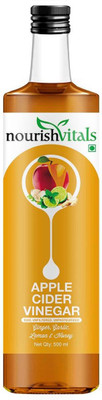 NourishVitals With Ginger, Garlic, Lemon and Honey Apple Cider Vinegar(500 ml, Apple Flavored)
NourishVitals With Ginger, Garlic, Lemon and Honey Apple Cider Vinegar(500 ml, Apple Flavored)