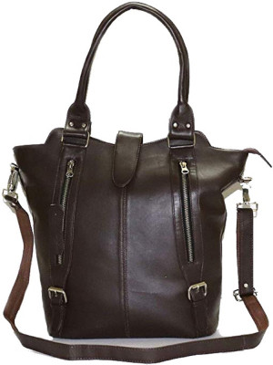 Quick leather Hand-held Bag(Brown)