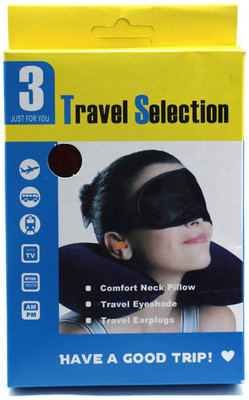 Aureum 3 In 1 Air Travel Kit Combo - Pillow , Ear Buds & Eye Mask Neck Pillow & Eye Shade Neck Pillow & Eye Shade(Black)
Aureum 3 In 1 Air Travel Kit Combo - Pillow , Ear Buds & Eye Mask Neck Pillow & Eye Shade Neck Pillow & Eye Shade(Black)