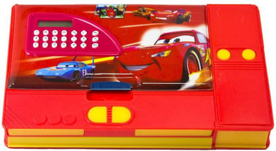 Xeekart Car Print Pencil Box with Calculator and secret boxes with Push Buttons Cars Art Plastic Pencil Box(Set of 1, Red)
Xeekart Car Print Pencil Box with Calculator and secret boxes with Push Buttons Cars Art Plastic Pencil Box(Set of 1, Red)