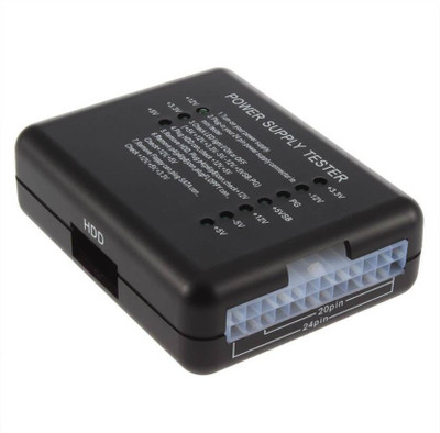 M Mod Con Premium Quality PC Power Supply Tester 20/24 Pin Psu Atx SATA Hdd SMPS LED Display 0 Watts PSU(Black)
M Mod Con Premium Quality PC Power Supply Tester 20/24 Pin Psu Atx SATA Hdd SMPS LED Display 0 Watts PSU(Black)