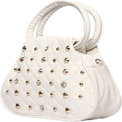 AL Amazing Women Casual White PU Hand-held Bag