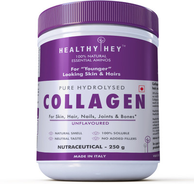 HealthyHey Nutrition Collagen Supplement - Pure Hydrolysed Collagen Powder (250g) | Made in Italy(250 g)
HealthyHey Nutrition Collagen Supplement - Pure Hydrolysed Collagen Powder (250g) | Made in Italy(250 g)