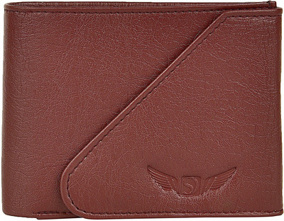 Skydove Men Formal Brown Artificial Leather Wallet(5 Card Slots)