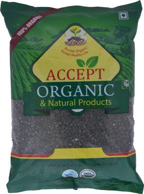 ACCEPT ORGANIC Unpolished Black Urad Dal (Whole)(500 g)