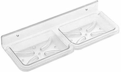 Supreme Bazaar Wall Mount Double Soap Dish|soap Holder of ABS Unbreakable Plastic (Square)(Clear)
Supreme Bazaar Wall Mount Double Soap Dish|soap Holder of ABS Unbreakable Plastic (Square)(Clear)