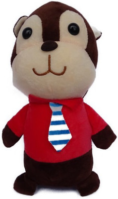 Aarika Soft toy Squirrel with Jacket and Tie - 30 cm(Multicolor)