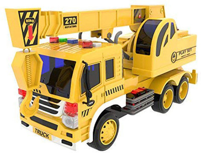 IndusBay 1:16 Scale Friction Powered 6 Wheels Construction Automobile Truck Mounted Crane Toy with Light & sound for kids(Yellow)
IndusBay 1:16 Scale Friction Powered 6 Wheels Construction Automobile Truck Mounted Crane Toy with Light & sound for kids(Yellow)