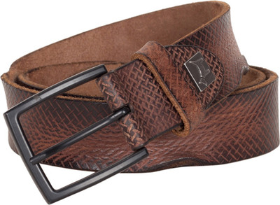 Pelpe Men Casual Brown Genuine Leather Belt, Tabac 
Pelpe Men Casual Brown Genuine Leather Belt, Tabac