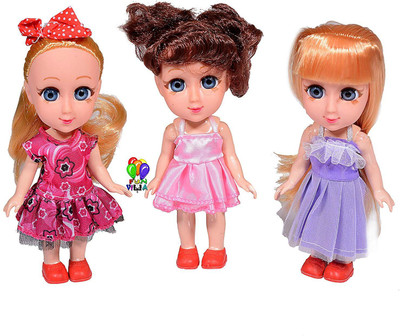 Fun Villa 3 Cuties Dolls with Beautiful Hairs and Movable Body Parts for Kids (Multicolor)(Multicolor)
Fun Villa 3 Cuties Dolls with Beautiful Hairs and Movable Body Parts for Kids (Multicolor)(Multicolor)