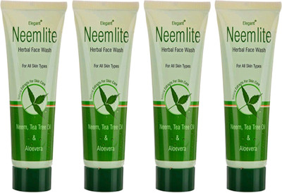 Elegant REVERA NEEMLITE HERBAL FACE WASH(EXTRACT OF NEEM, AMLA, ALOVERA, TEA TREE OIL, LEMON PEEL) PACK OF 4 Face Wash(300 ml)
Elegant REVERA NEEMLITE HERBAL FACE WASH(EXTRACT OF NEEM, AMLA, ALOVERA, TEA TREE OIL, LEMON PEEL) PACK OF 4 Face Wash(300 ml)