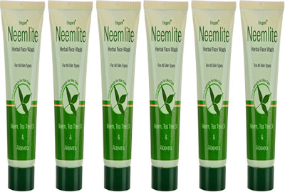 Elegant REVERA NEEMLITE HERBAL FACE WASH(EXTRACT OF NEEM, AMLA, ALOVERA, TEA TREE OIL, LEMON PEEL) PACK OF 6 * 75ML Face Wash(450 ml)
Elegant REVERA NEEMLITE HERBAL FACE WASH(EXTRACT OF NEEM, AMLA, ALOVERA, TEA TREE OIL, LEMON PEEL) PACK OF 6 * 75ML Face Wash(450 ml)