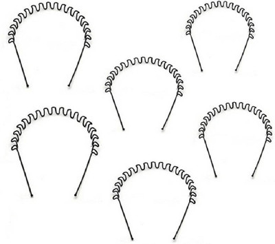KYT Premium Quality Hair Band For Men And Women Daily Use Black Spring ZigZag Wave Metal Hair Hoop Band Unisex Sports Headband Head ware Accessories Head Band(Black)
KYT Premium Quality Hair Band For Men And Women Daily Use Black Spring ZigZag Wave Metal Hair Hoop Band Unisex Sports Headband Head ware Accessories Head Band(Black)