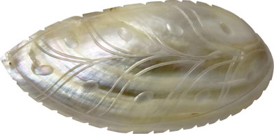 CraftDarbar Hair Pains Mother Of Pearl Sea Shell Hair Clip For Women / Ladies / Girls Hair Clip(White)
