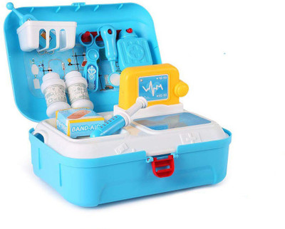 TALKING GANESHA 17 Pcs Pretend Play Doctor Medical Play Set Backpack Toy For Kids - Blue
TALKING GANESHA 17 Pcs Pretend Play Doctor Medical Play Set Backpack Toy For Kids - Blue