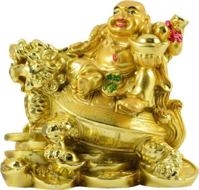 ReBuy Laughing Buddha on Dragon and wealth for money and health and luck Decorative Showpiece - 5 cm(Polyresin, Gold)
ReBuy Laughing Buddha on Dragon and wealth for money and health and luck Decorative Showpiece - 5 cm(Polyresin, Gold)