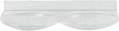 Supreme Bazaar Wall Mount Double Soap Dish|soap Holder of ABS Unbreakable Plastic (Oval)(Clear)
Supreme Bazaar Wall Mount Double Soap Dish|soap Holder of ABS Unbreakable Plastic (Oval)(Clear)
