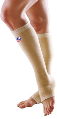LP Support LP 957 ELASTIC CALF SUPPORT (1 PAIR) Knee, Calf & Thigh Support (, Beige