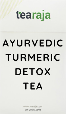 Tearaja Ayurvedic Turmeric Detox Tea, 100 Gms | The Golden Tea | Clear Toxins | Healthy Bowel Movements | Detoxifying Morning Drink | Nitrogen Flushed, Vacuum Packed For Freshness |Contains-USDA Certified Organic Green Tea, Brahmi, Dandelion, Burdock Rock
Tearaja Ayurvedic Turmeric Detox Tea, 100 Gms | The Golden Tea | Clear Toxins | Healthy Bowel Movements | Detoxifying Morning Drink | Nitrogen Flushed, Vacuum Packed For Freshness |Contains-USDA Certified Organic Green Tea, Brahmi, Dandelion, Burdock Rock