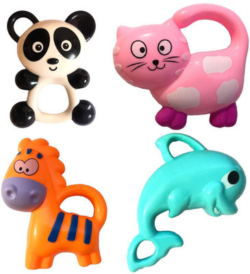 Saisan 4 PCS Set Infants Colourful Rattle Toys for Toddler Based on Theme of Sound Shaking for Baby/Toddler/Infant/Child - JH-16301 Rattle(Multicolor)
Saisan 4 PCS Set Infants Colourful Rattle Toys for Toddler Based on Theme of Sound Shaking for Baby/Toddler/Infant/Child - JH-16301 Rattle(Multicolor)