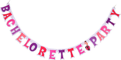 Party Butiko Bachelorette Party Theme Designer Banners Hangings Decoration Banner(1 ft, Pack of 1)
Party Butiko Bachelorette Party Theme Designer Banners Hangings Decoration Banner(1 ft, Pack of 1)
