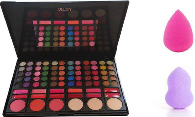 jollity 3 D Make up kit Eye Shadow Platte With 60 Different Shades And Two Blender Puff(Set of 3)
jollity 3 D Make up kit Eye Shadow Platte With 60 Different Shades And Two Blender Puff(Set of 3)