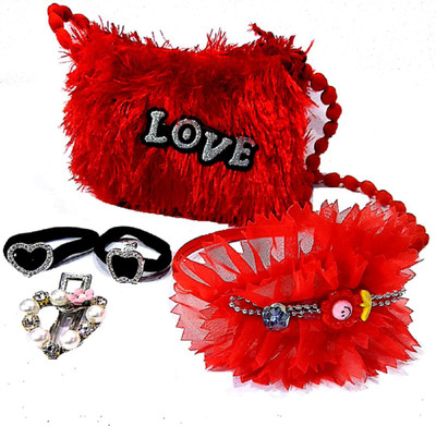 Proplady Princess Designer (Pack of 4) Hair Accessories Gift Pack With Free Clutch|Latest Hair Accessories for Newborns and Baby Girls Hair Band, Head Band, Hair Clip, Rubber Band, Hair Accessory Set(Multicolor)
Proplady Princess Designer (Pack of 4) Hair Accessories Gift Pack With Free Clutch|Latest Hair Accessories for Newborns and Baby Girls Hair Band, Head Band, Hair Clip, Rubber Band, Hair Accessory Set(Multicolor)